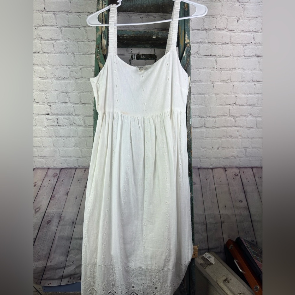 River Island white long dress size 12